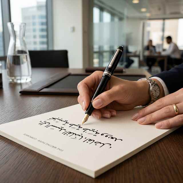 Arabic Typing for Business Communication: Professional Etiquette