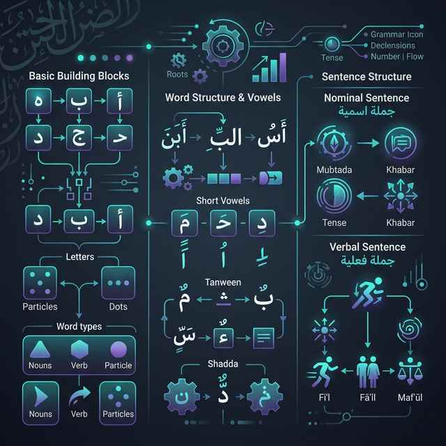 Basic Rules of Arabic Grammar for Beginners &mdash; Guide 2026