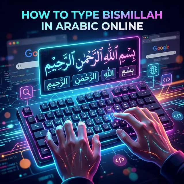 How to Type Bismillah in Arabic Online &mdash; Fast Guide 2026