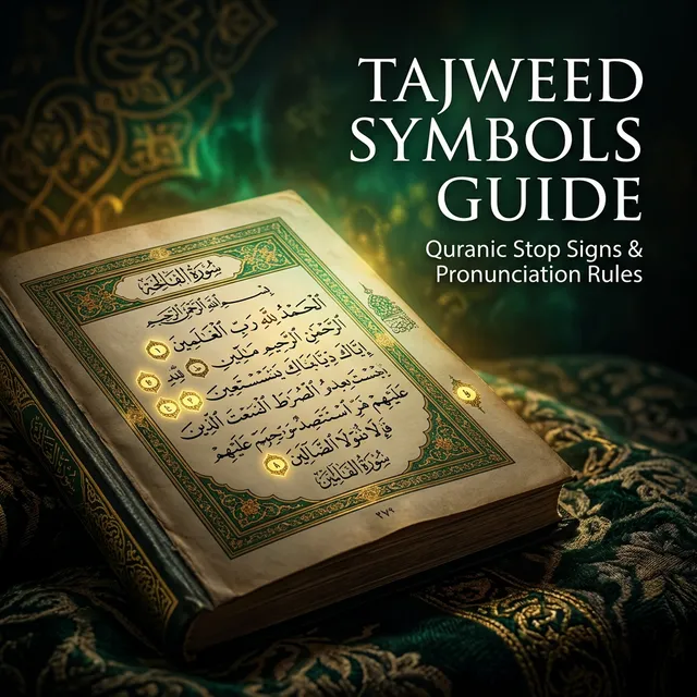 Tajweed Symbols Guide &mdash; Quranic Stop Signs Explained